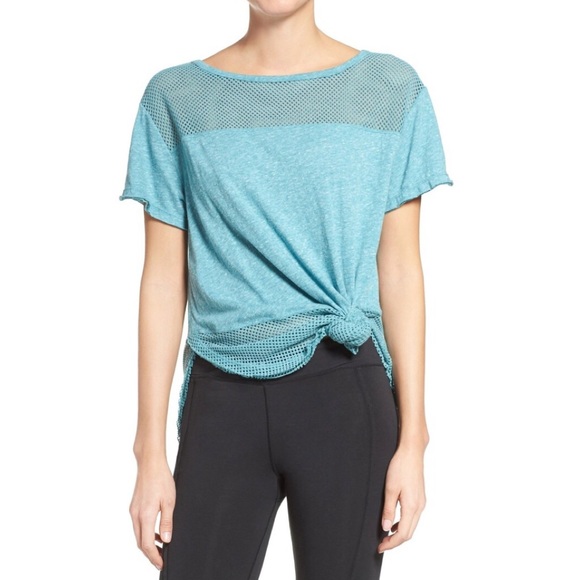 Free People Tops - Free People Movement Hourglass Mesh Tee